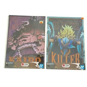 One Piece Wano Country Arc Ichiban Kuji Prize Visual Art Sheet Clear File Poster